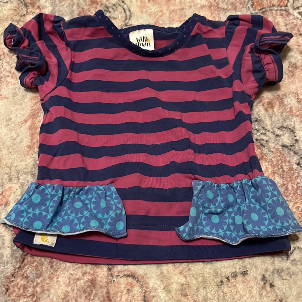 Wildflowers striped top